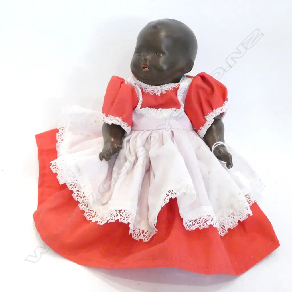 AFRO AMERICAN BABY DOLL - H. 260MM Image 1++